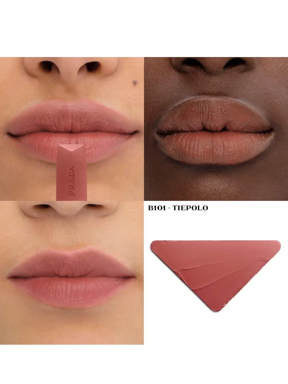 Prada Monochrome Soft Matte Lipstick — Tiepolo - Picture 2 of 2
